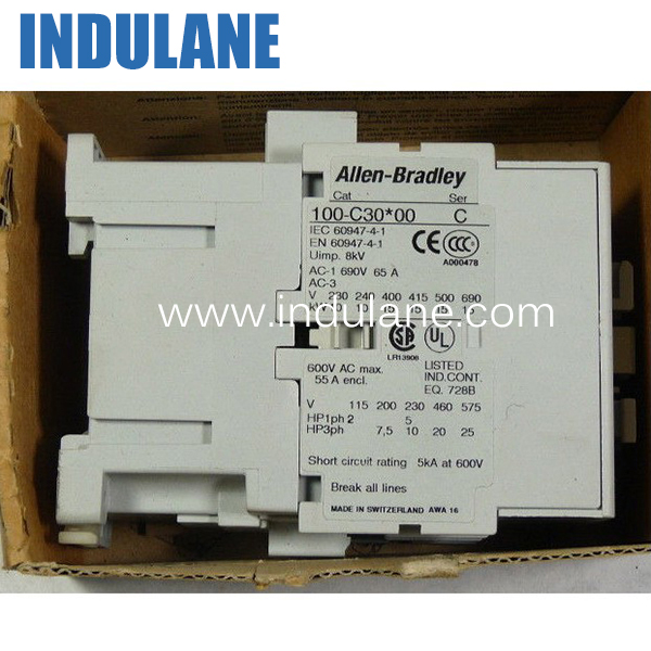 Allen Bradley 30A 3 Pole Contactor 100-C30*00 coil voltage 110VAC